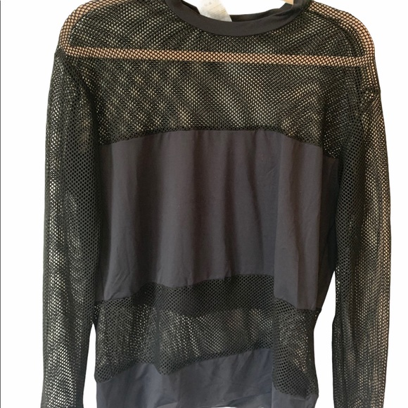 Varley black mesh long sleeve - Picture 2 of 5